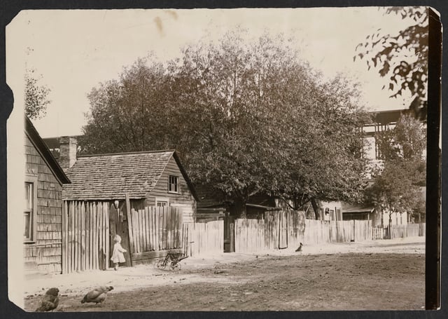 Homes in Bohemian Flats, ca. 1902